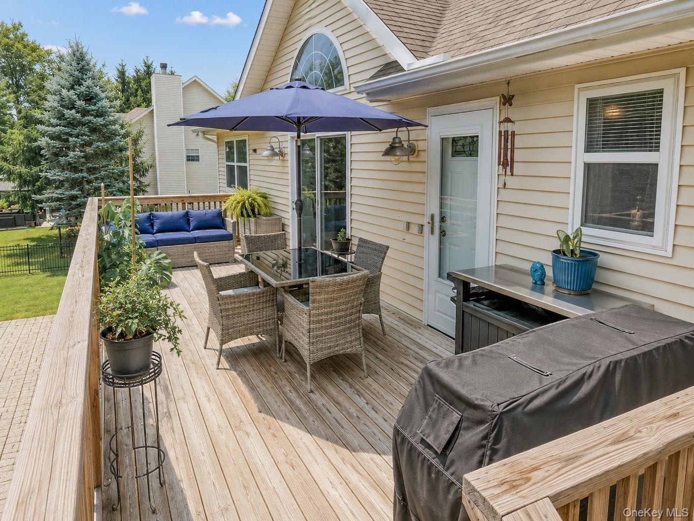 spacious for grilling &  gatherings