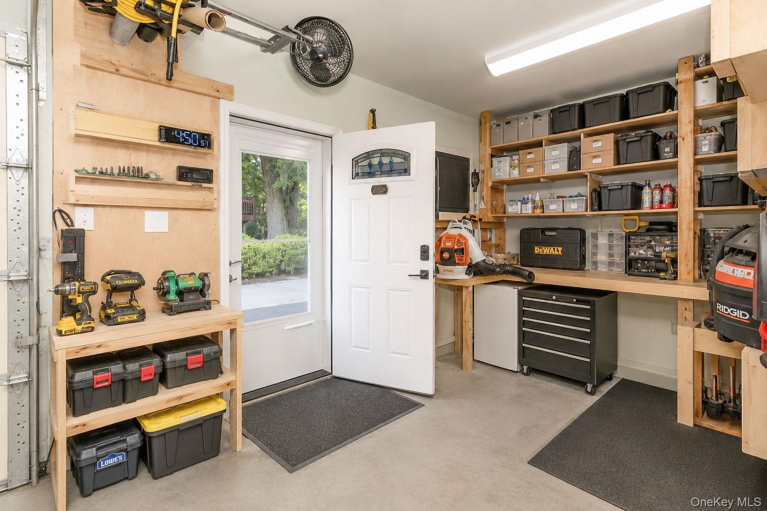 walk out from the garage with ease.
