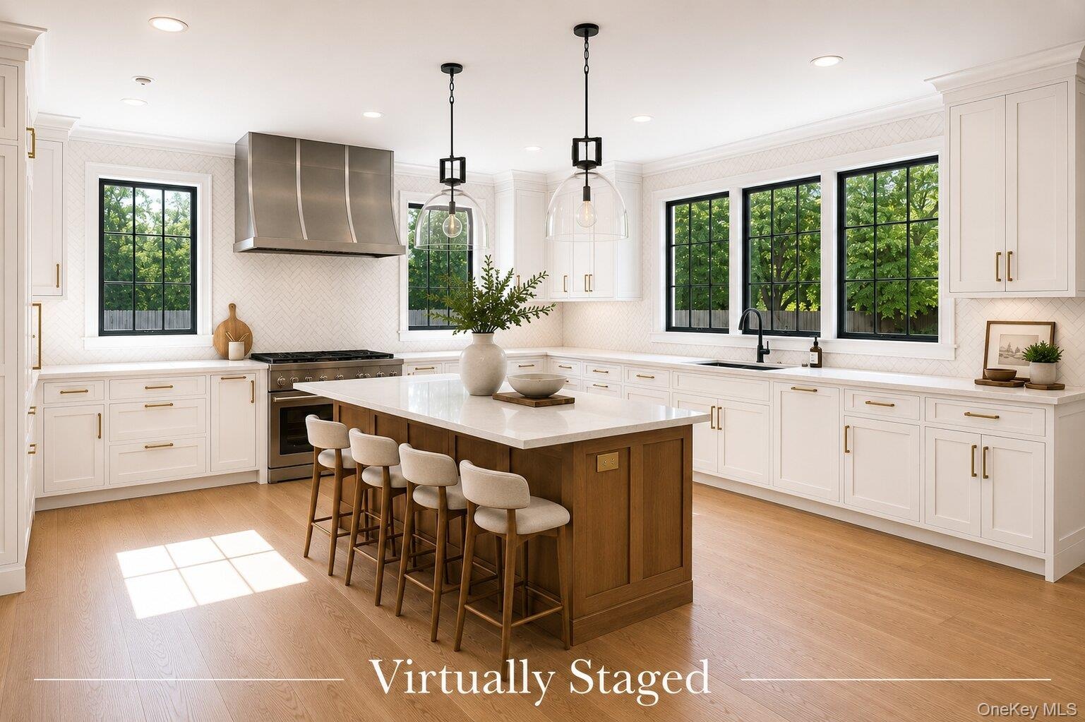 Virtually Staged Kitchen
