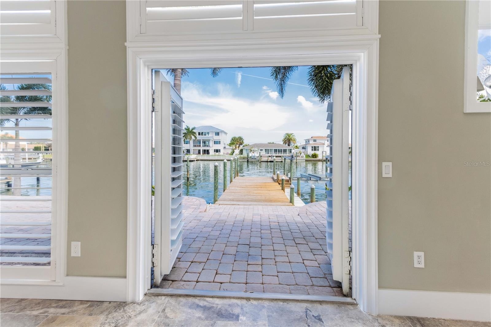 French Doors from Living Area