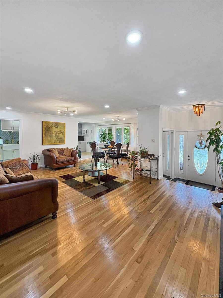 Expansive open-concept main level