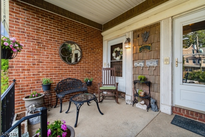 Covered Porch, new Railings
