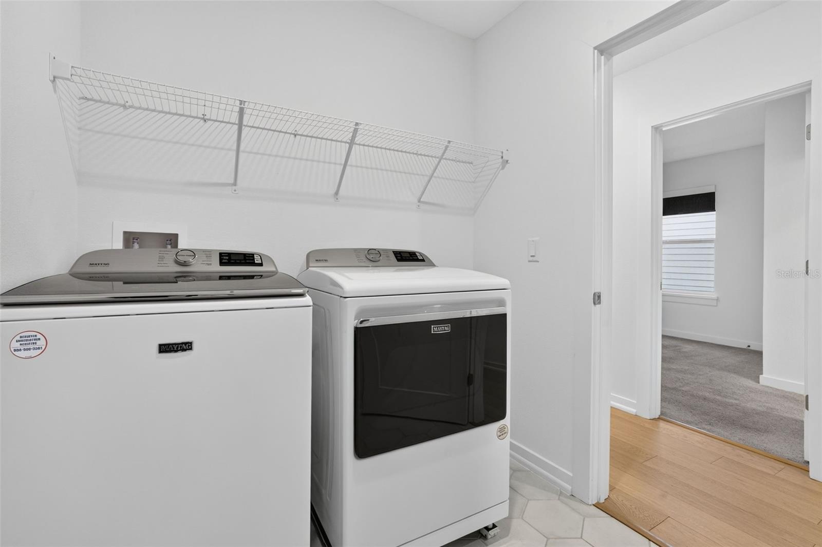 Seperate Laundry Room with Plumbing for Sink