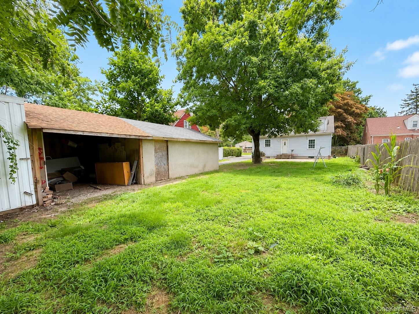 Spacious yard - create your own oasis.
