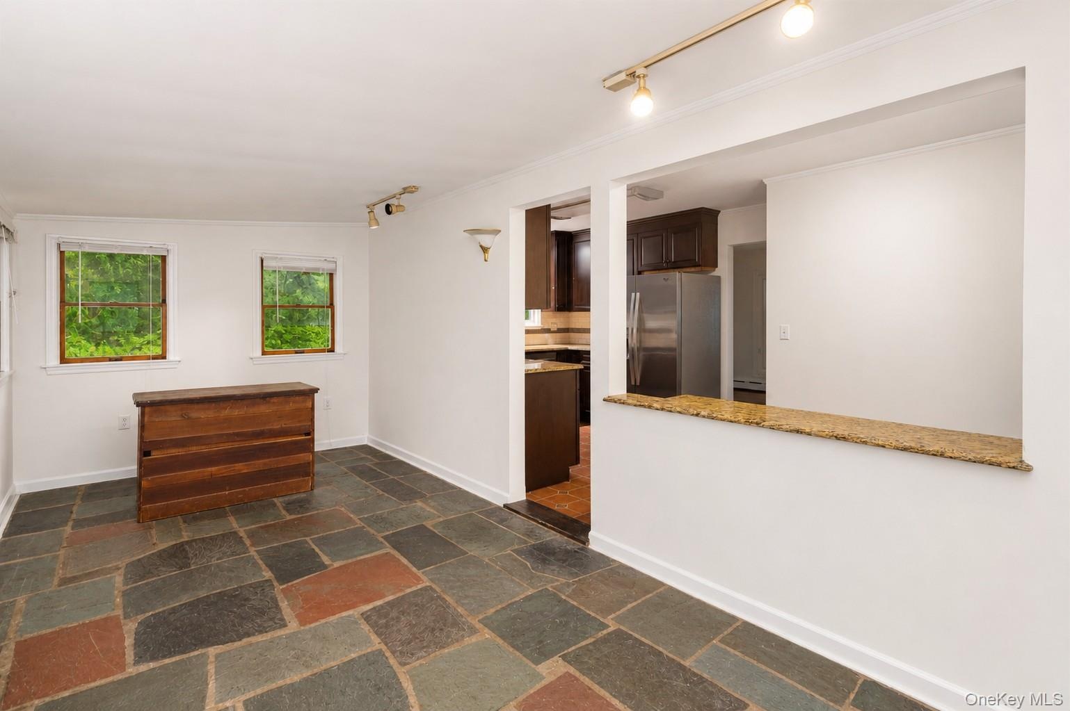 Sunroom off kitchen