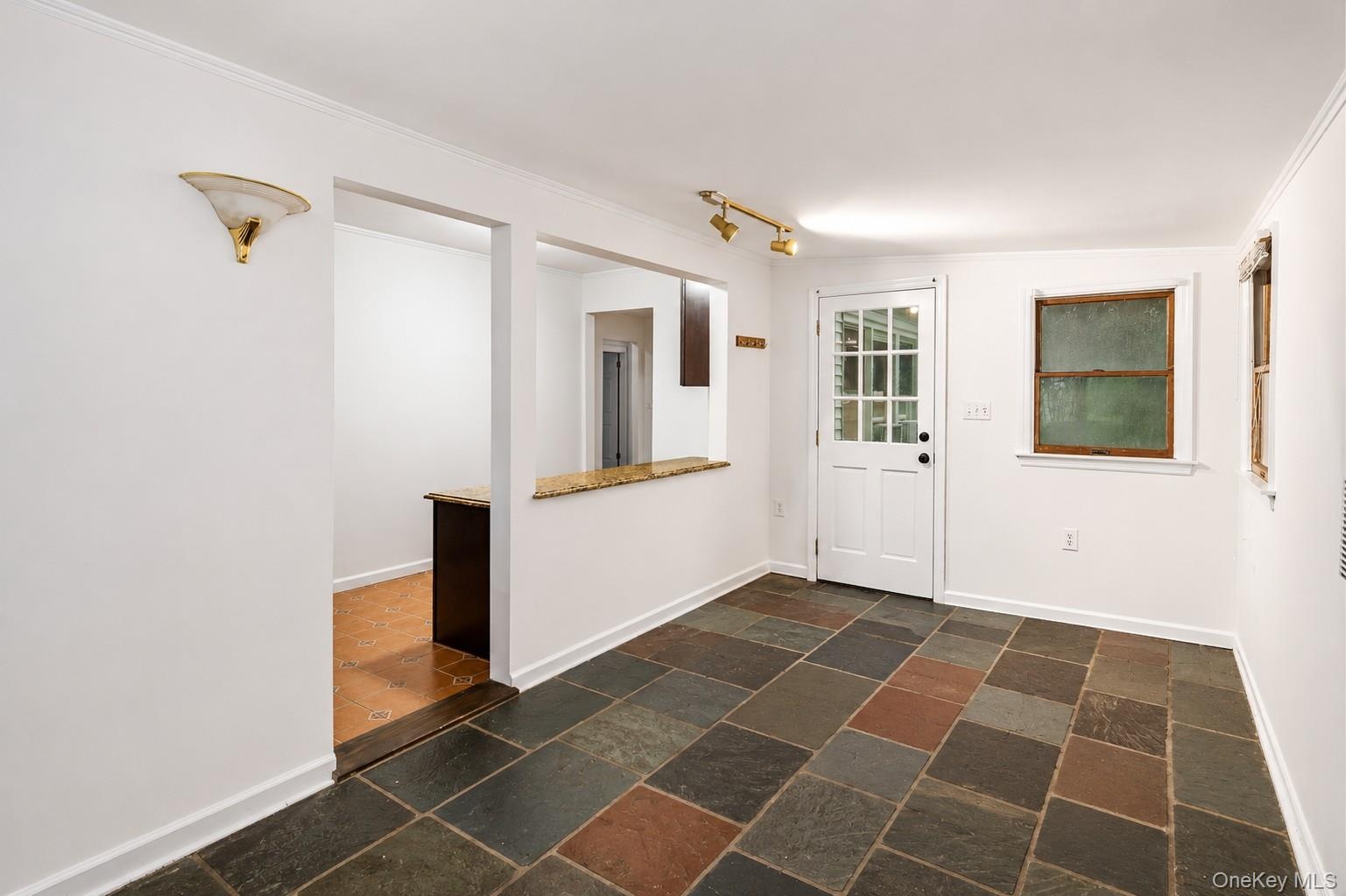 Sunroom off kitchen