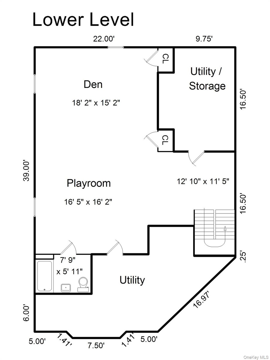 View of floor plan / room layout