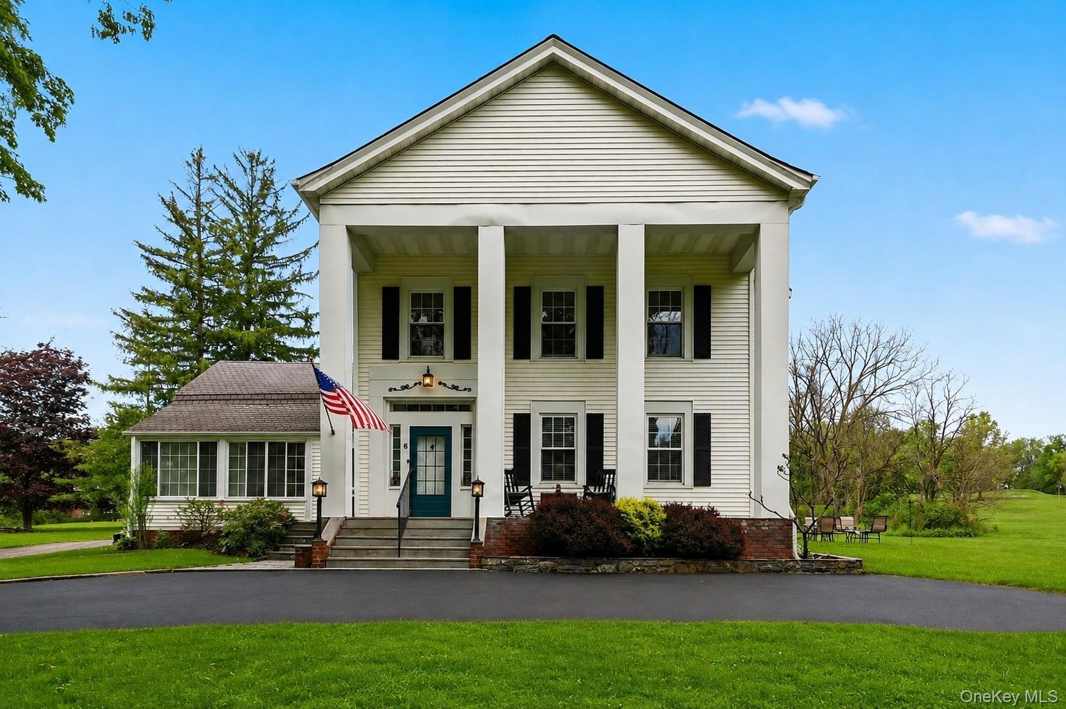 front of main house
