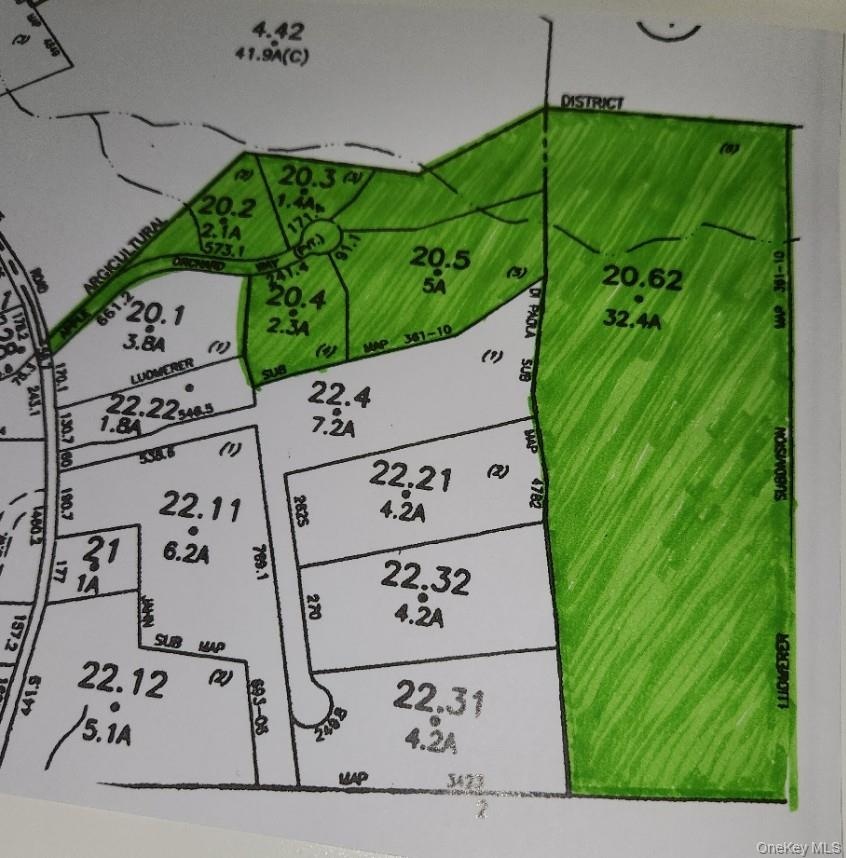 Five lot subdivision
