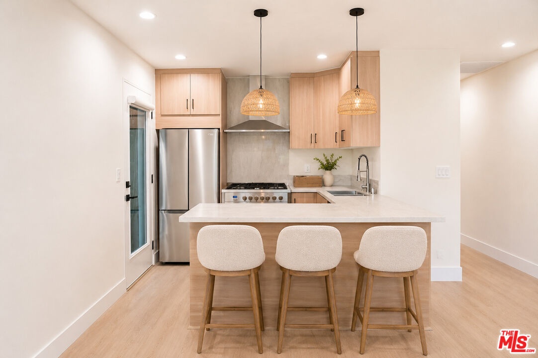 Virtually staged kitchen