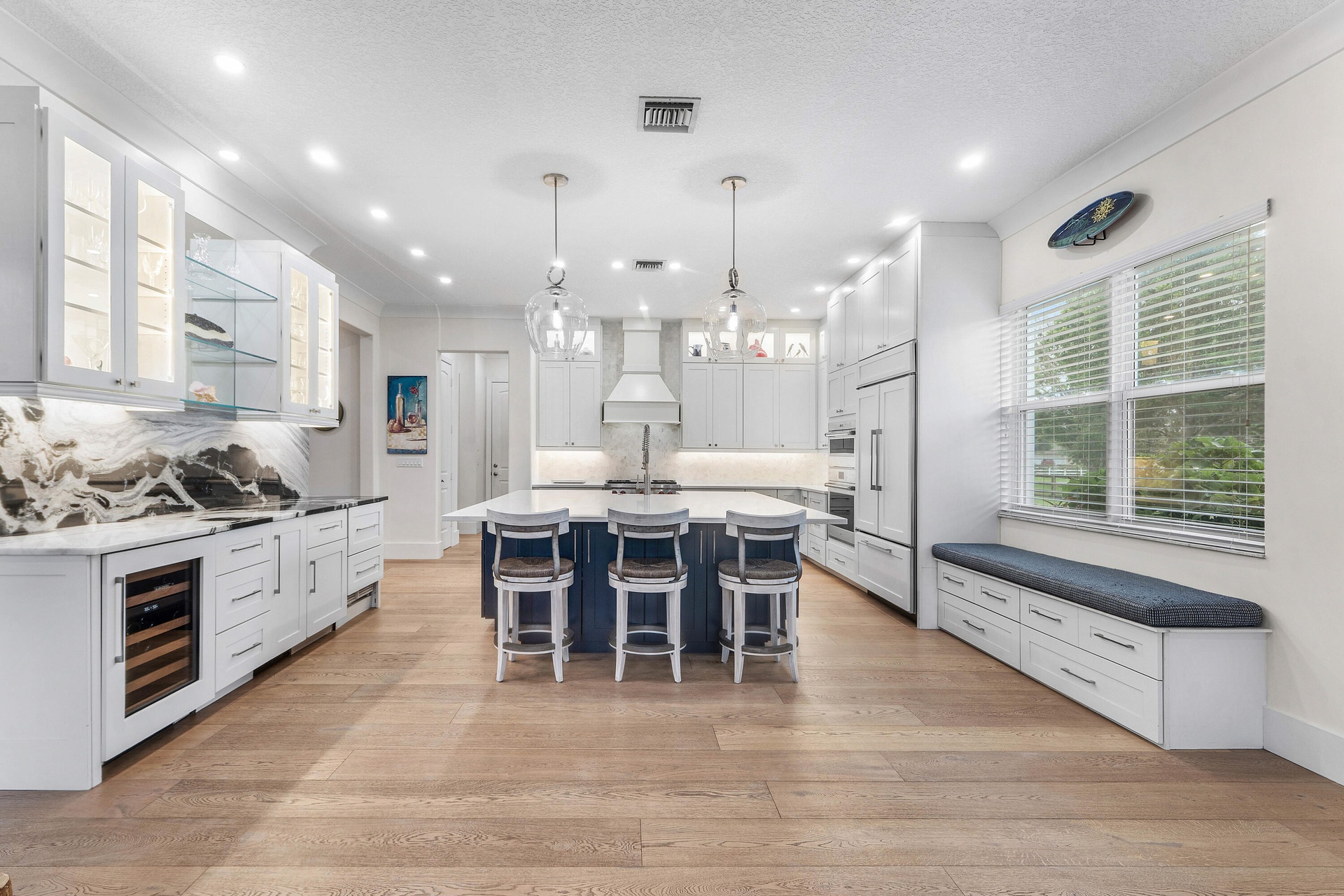 Renovated chef's kitchen