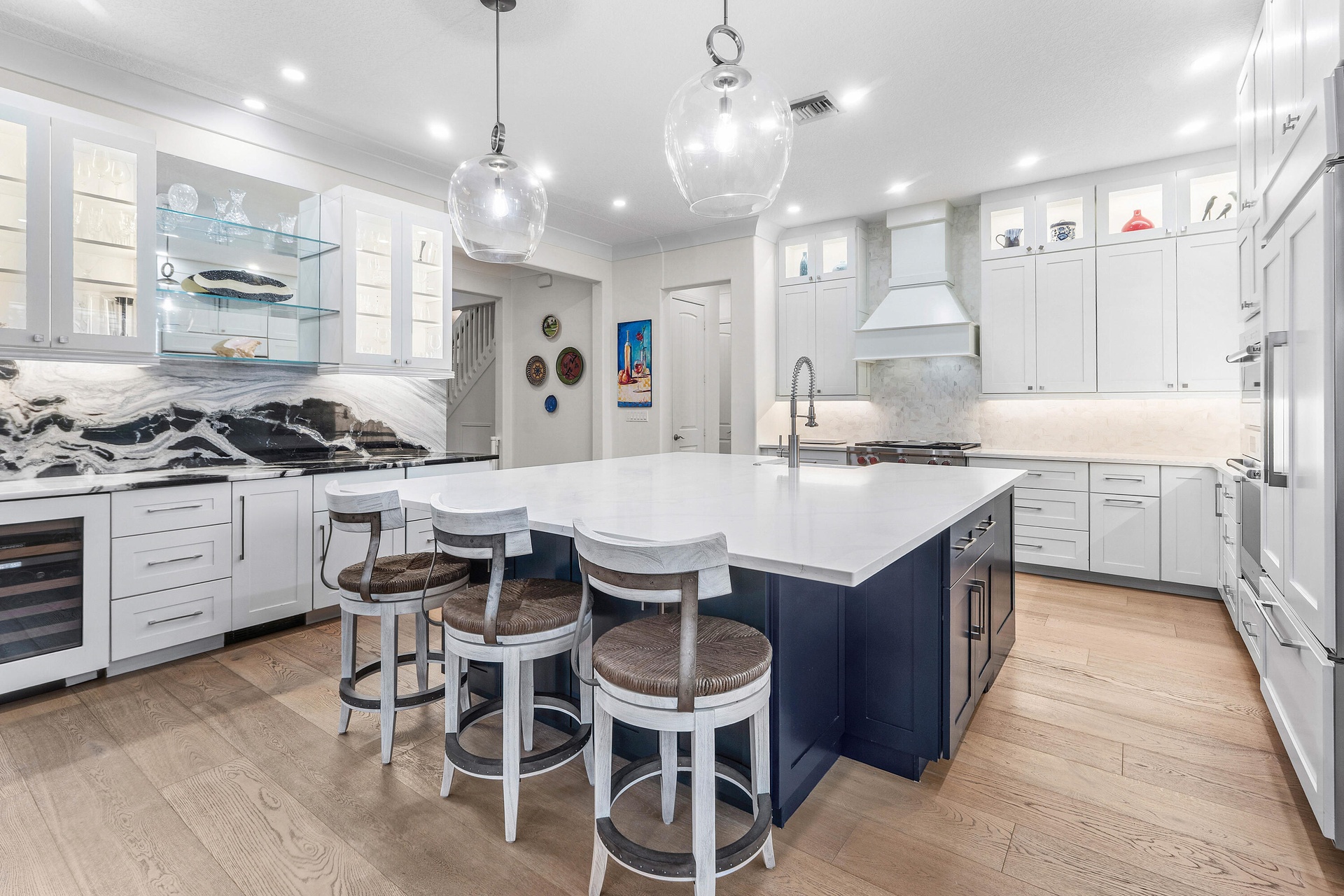 Renovated chef's kitchen