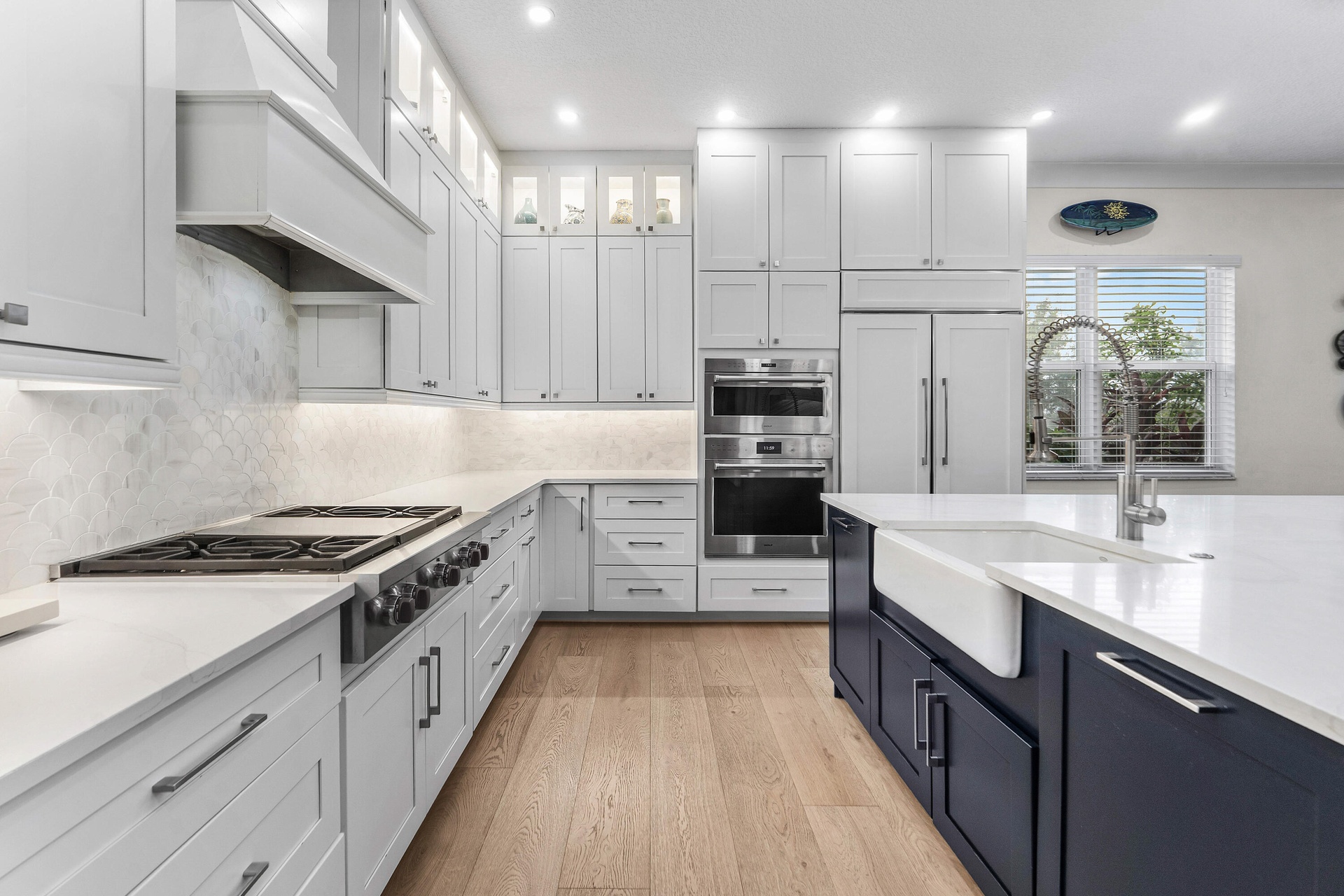 Renovated chef's kitchen