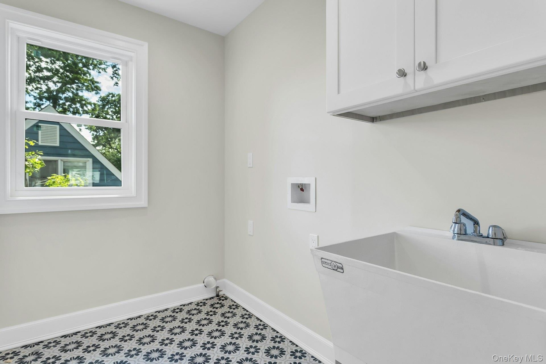 Utility sink, laundry room
