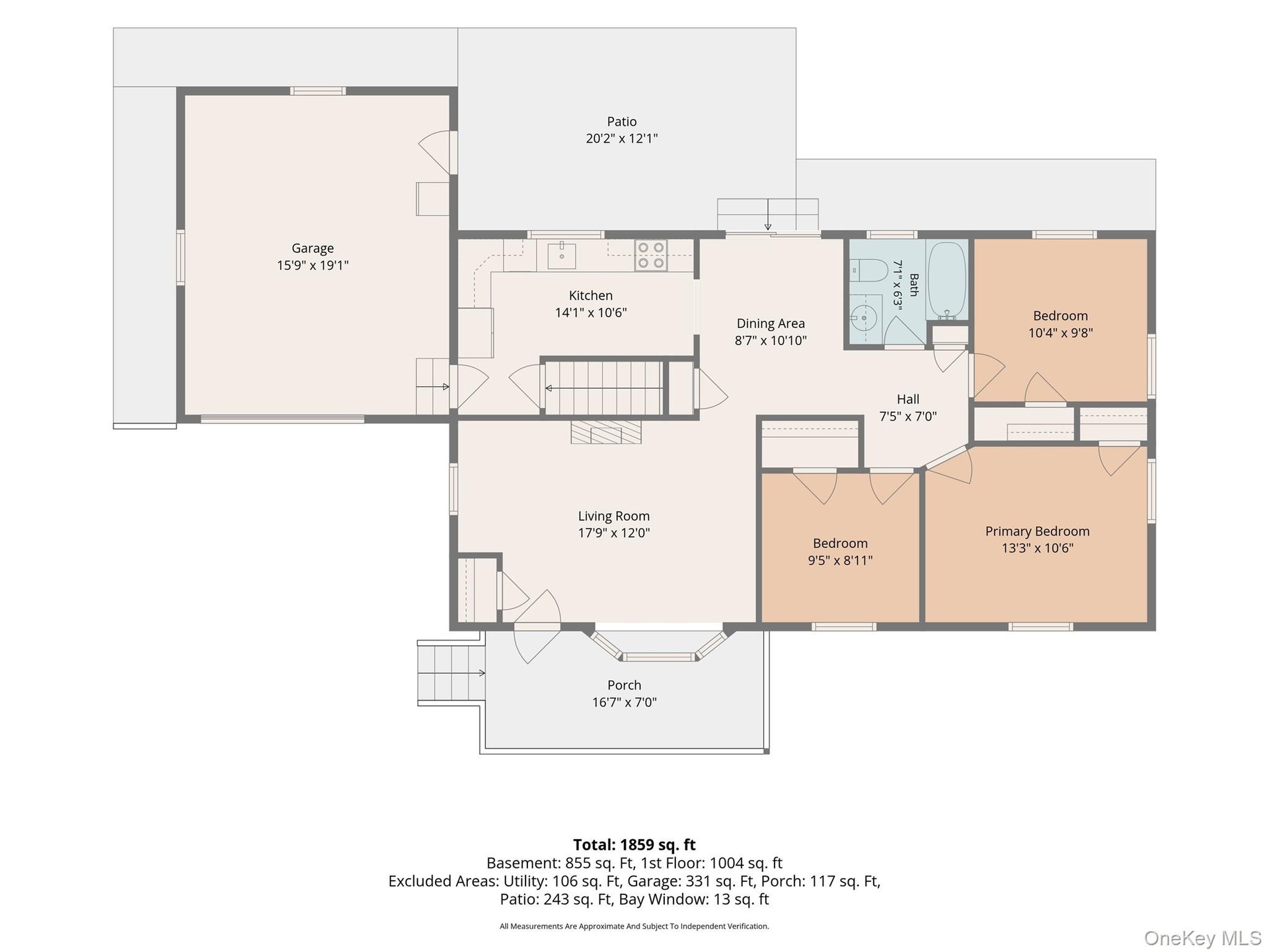 Main-level floorplan.