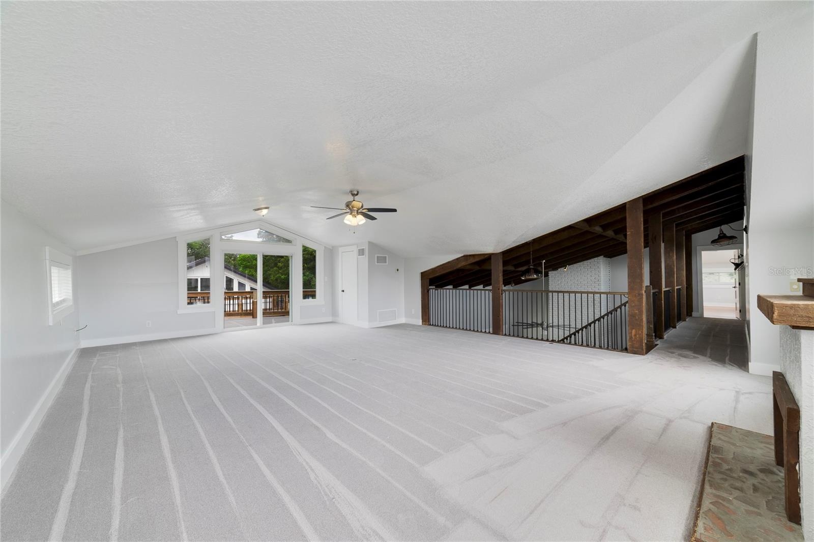 Open bonus room/loft