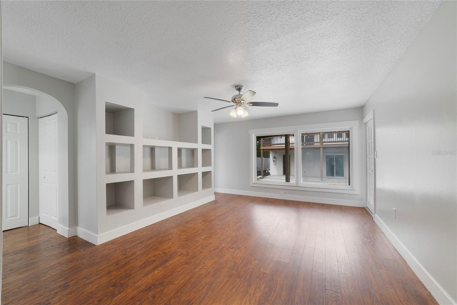 First floor primary suite