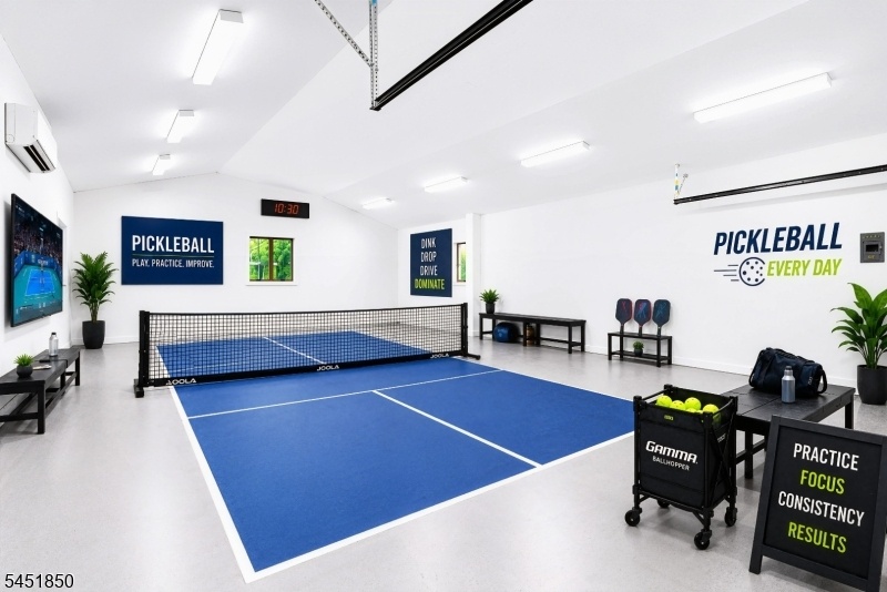 Pickleball Staged