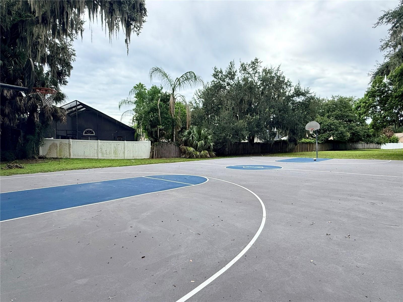 HOA Full Court Basketball Court