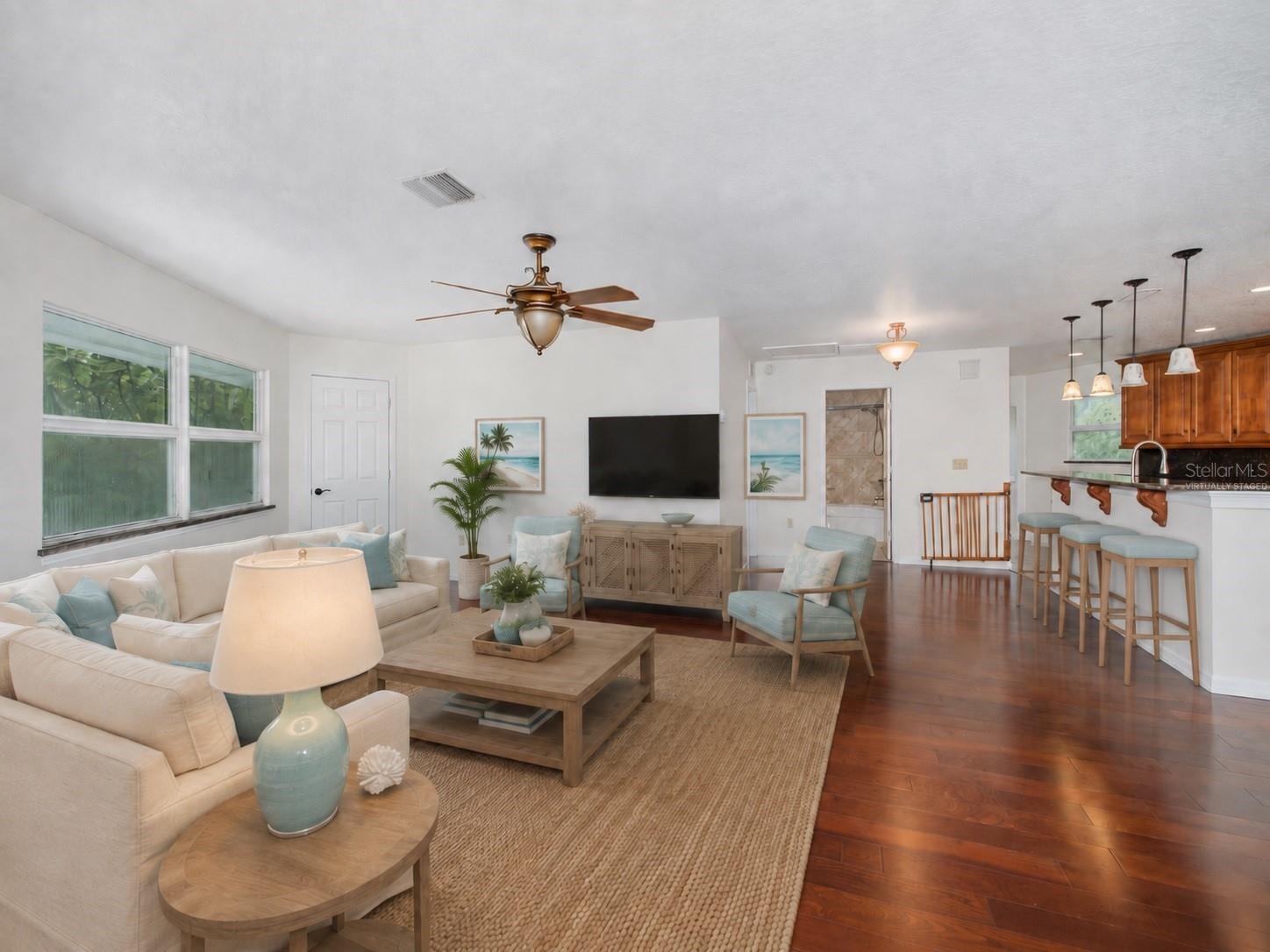 Virtually Staged Great Room