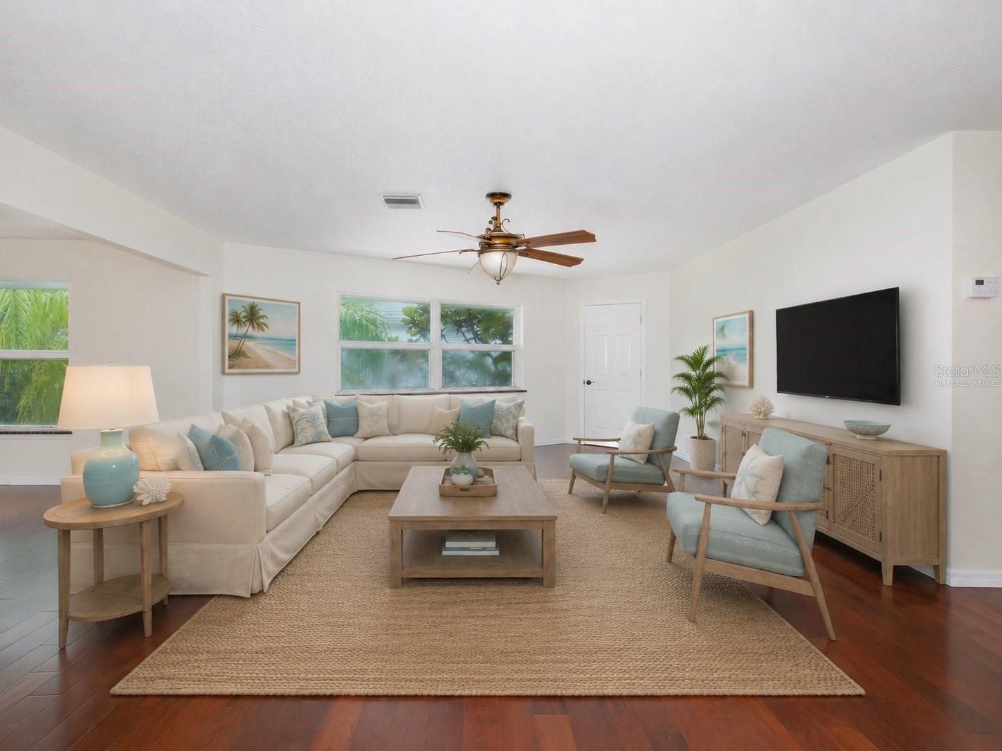 Virtually Staged Great Room