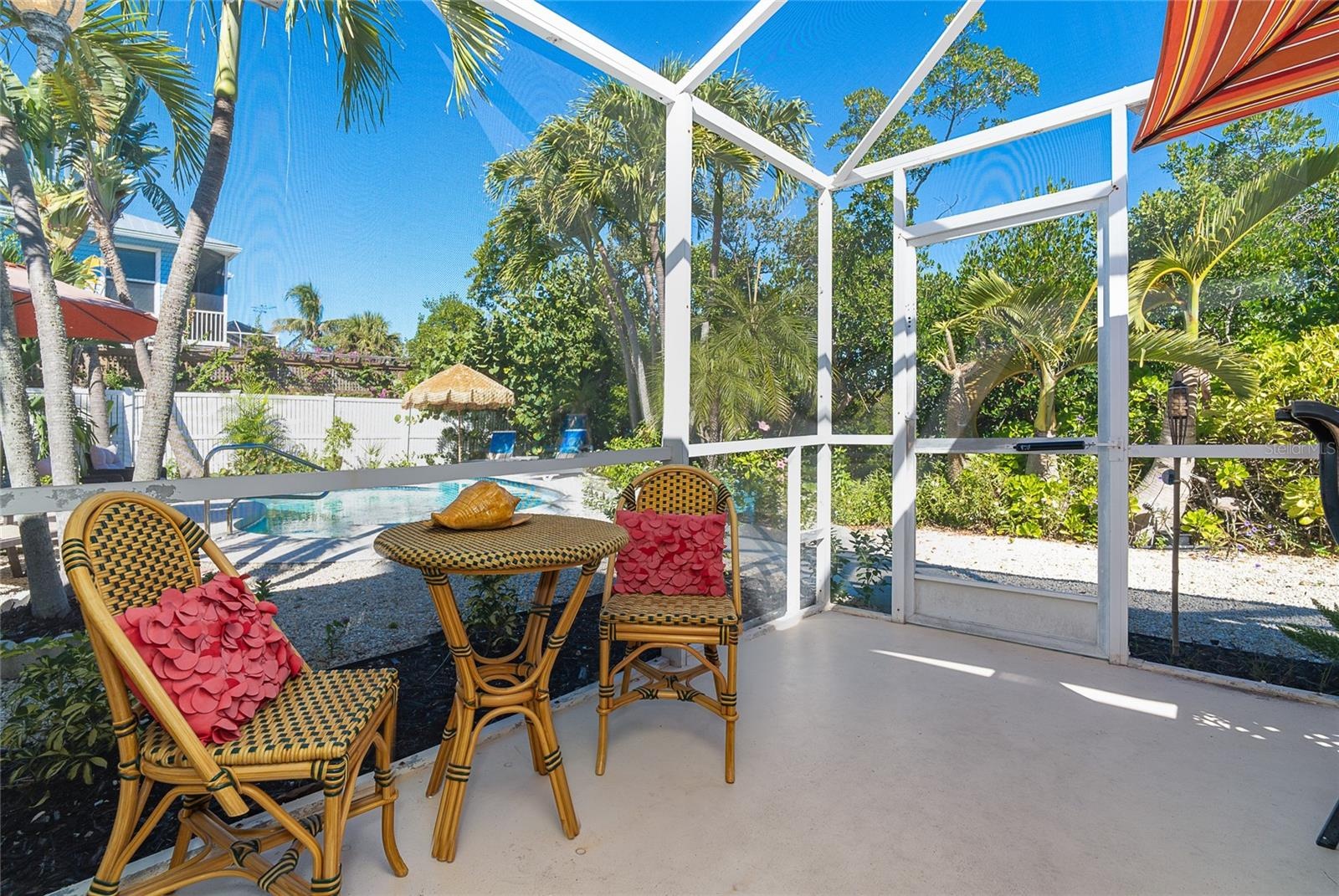 Rear Deck and Pool.
