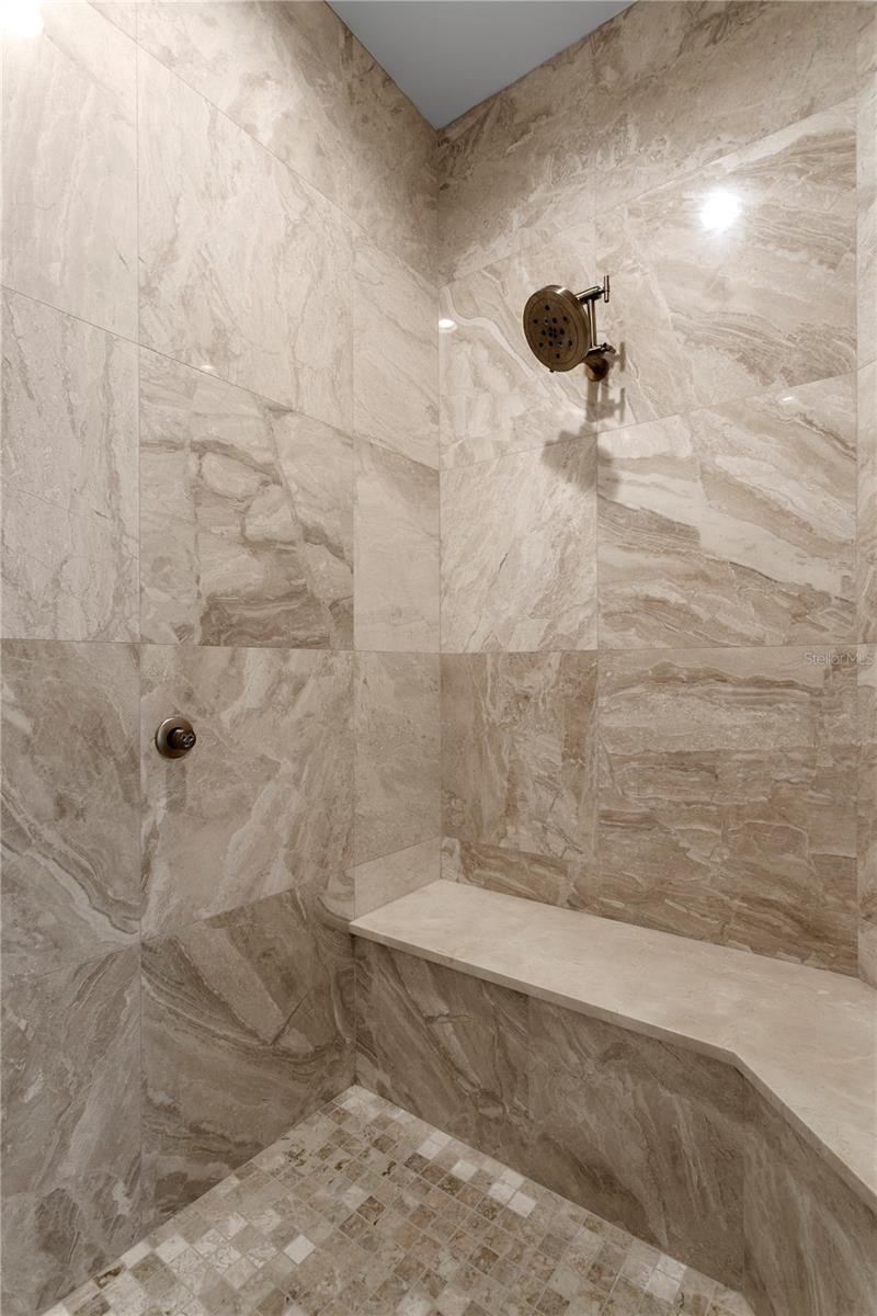 Main bath - walk-in shower