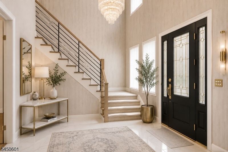 VIRTUALLY STAGED ENTRY FOYER