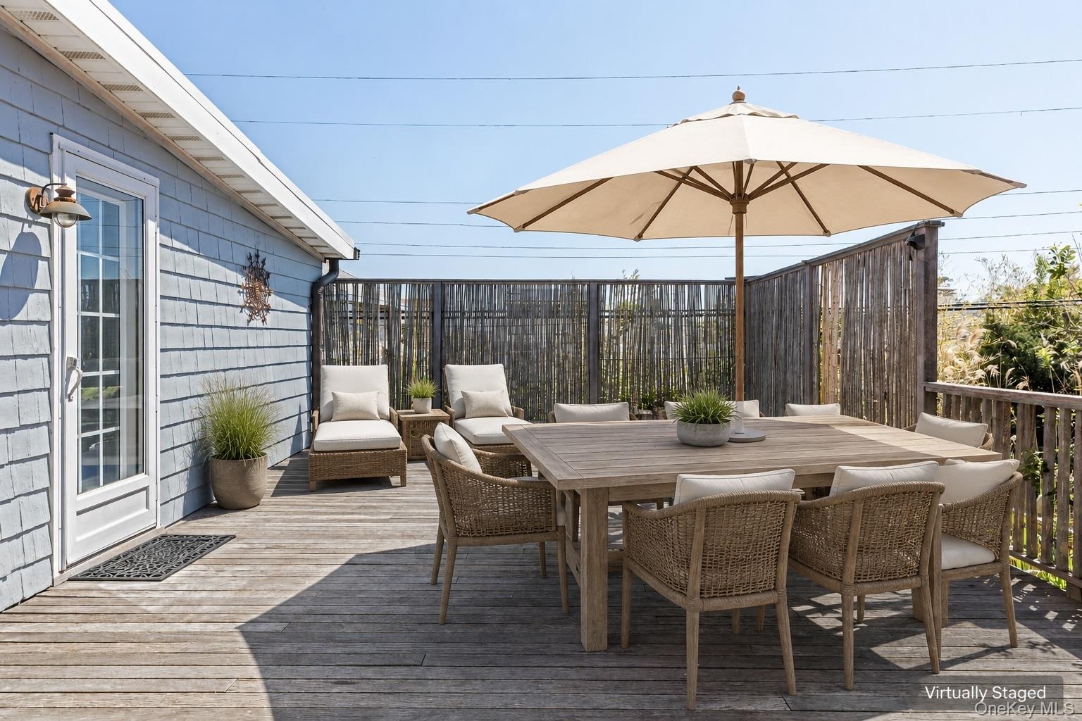 Virtually Staged Deck