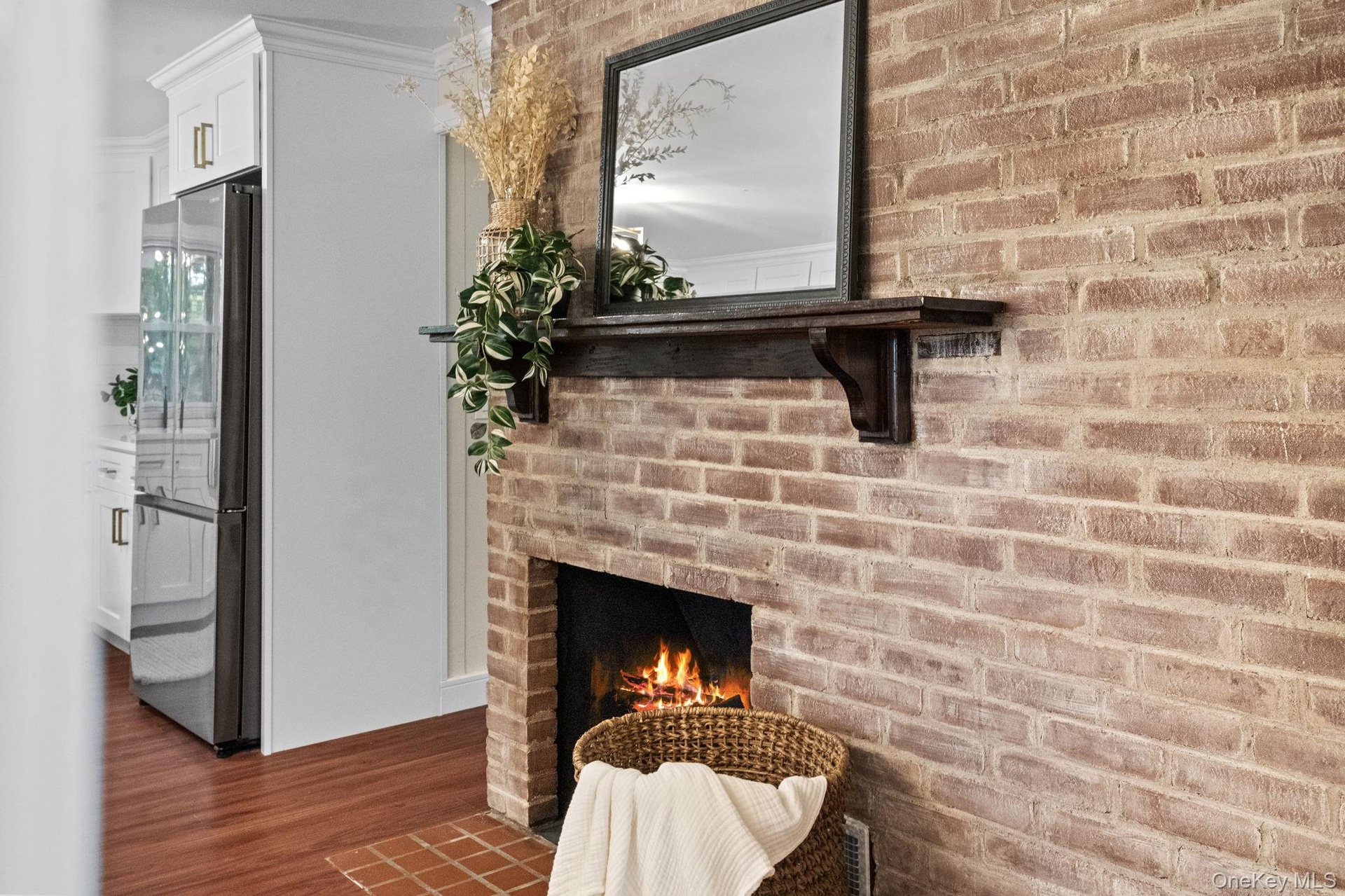 Every finish, from the warm brick to the sleek gold accents, was chosen to bring style and comfort into perfect balance.