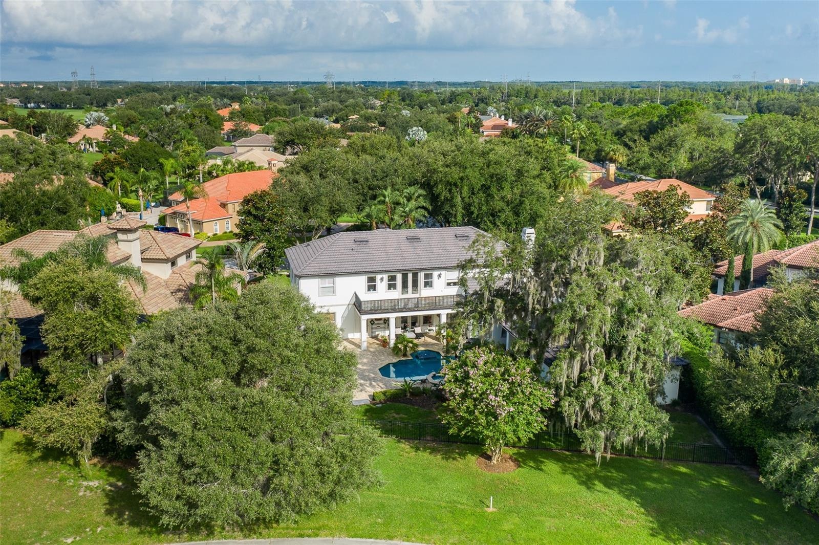 Ariel of Back of the Home