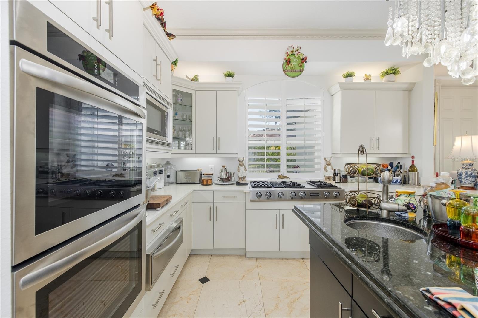 Double Oven & Veggie Sink on Island