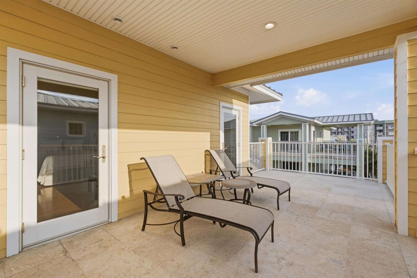 Top floor patio off primary