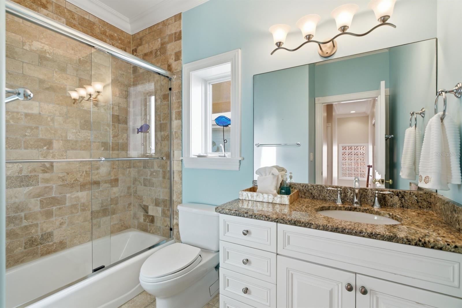 Upstairs guest bathroom