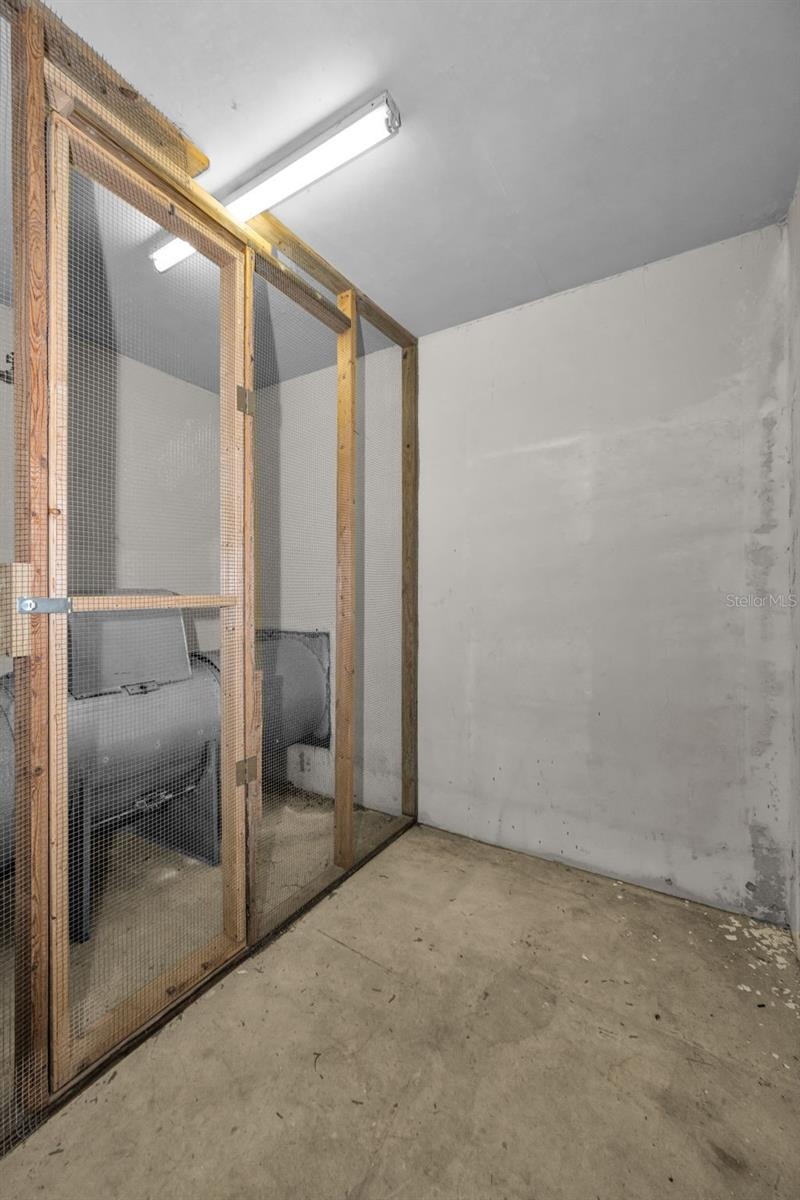 extra storage unit in garage