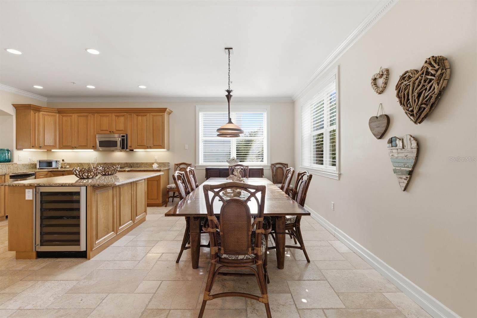 Large dining area