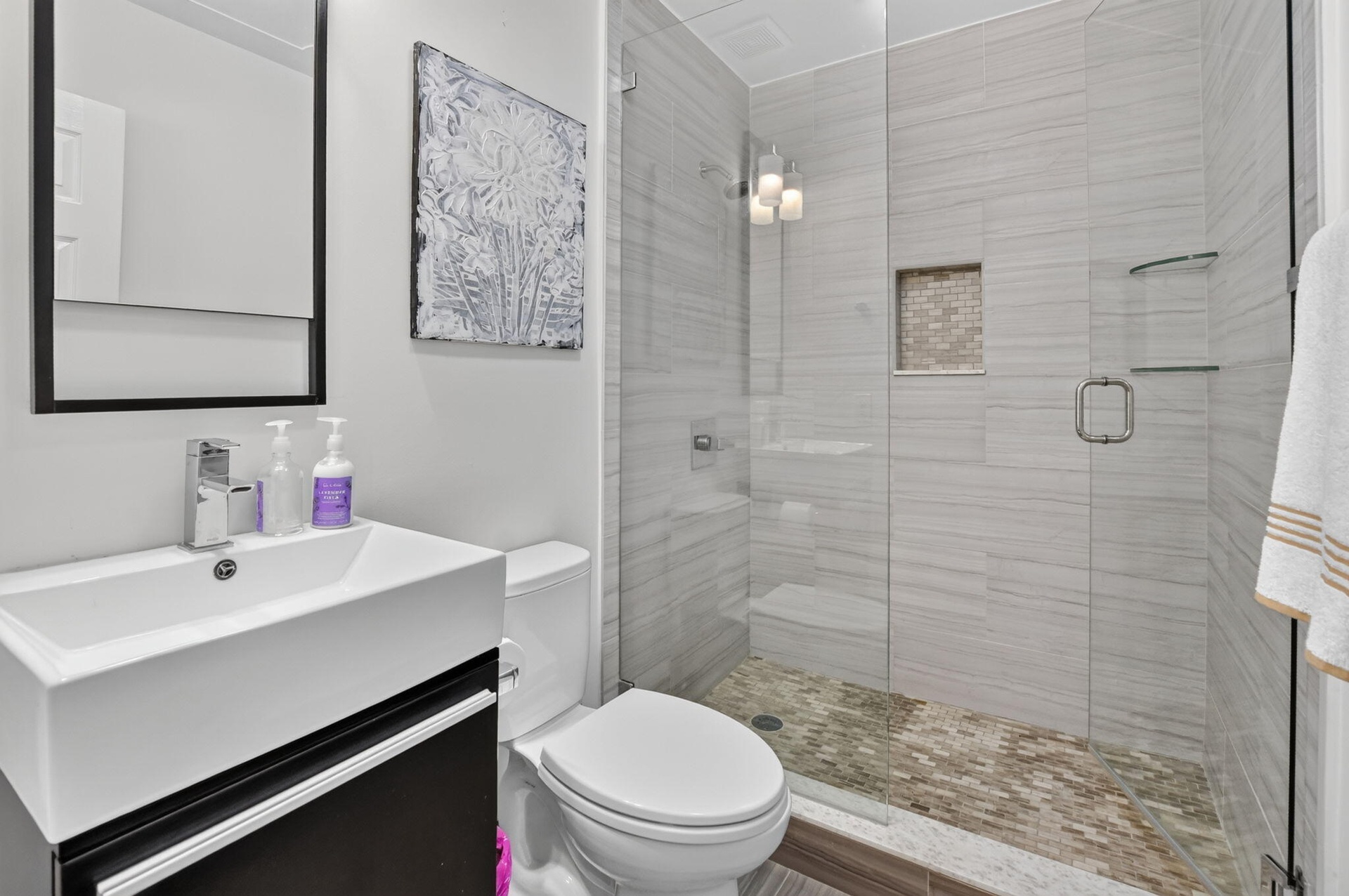 UPDATED GUEST BATHROOM