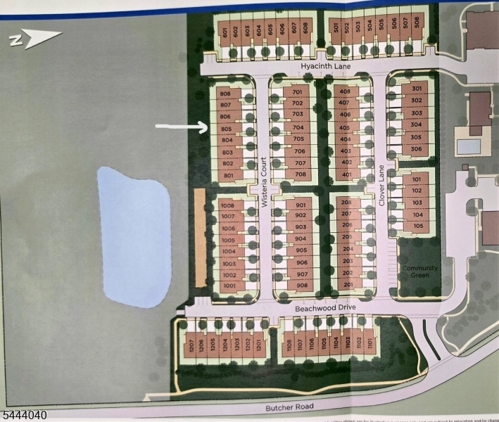 Location of home in community