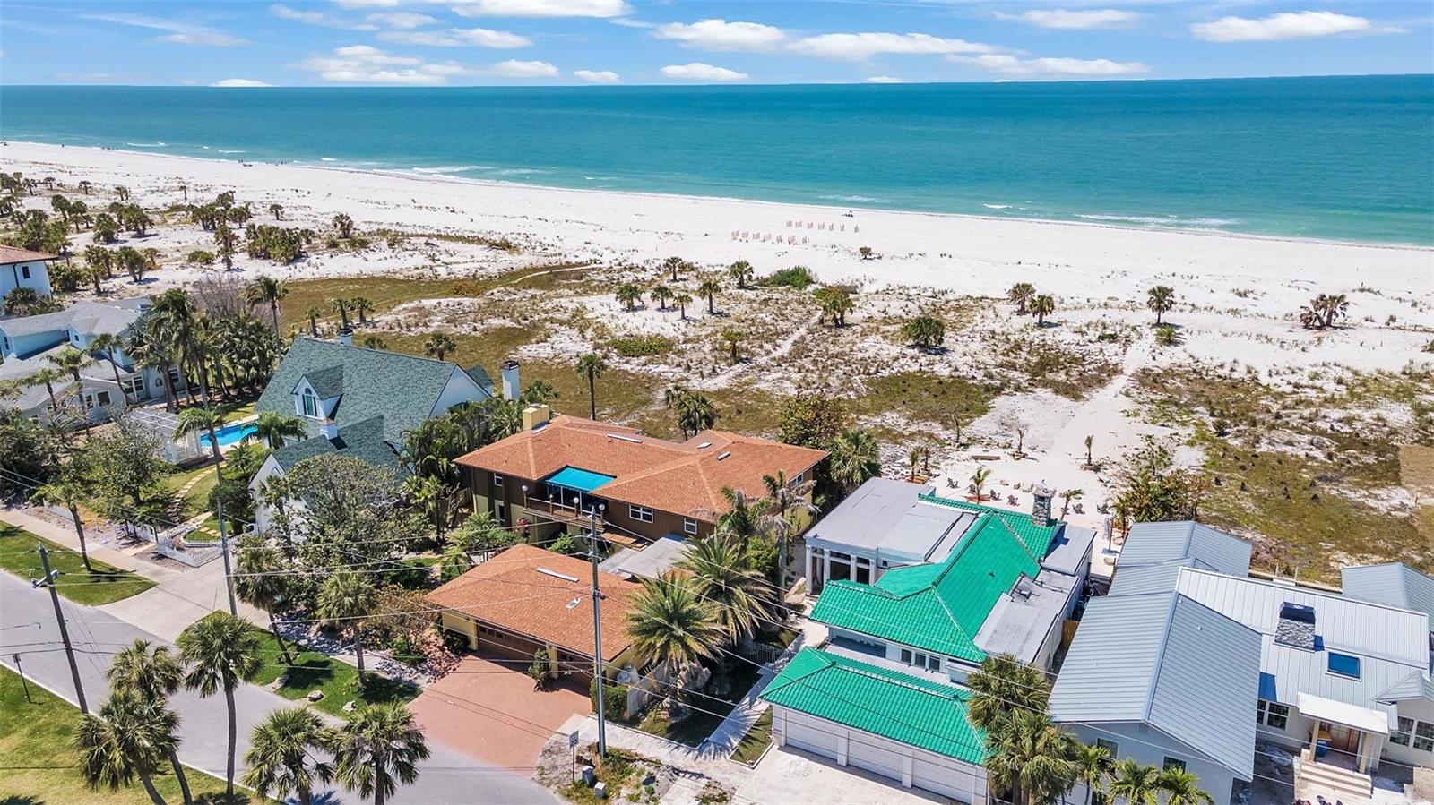 Direct West views of the Gulf