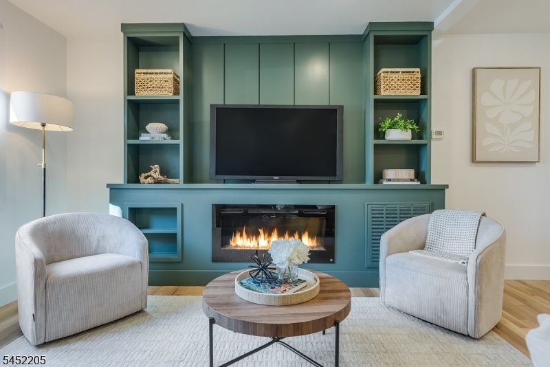 with Electric Fireplace