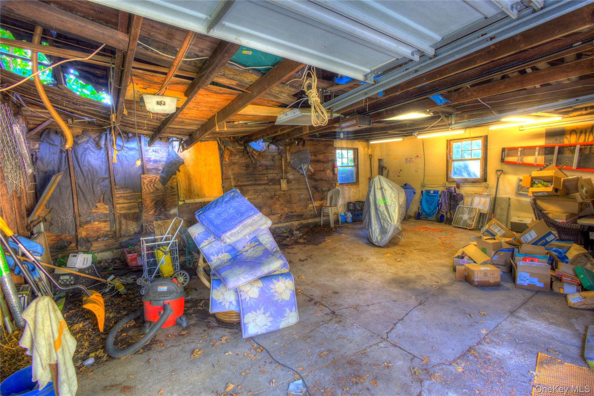 Garage interior 'as is'