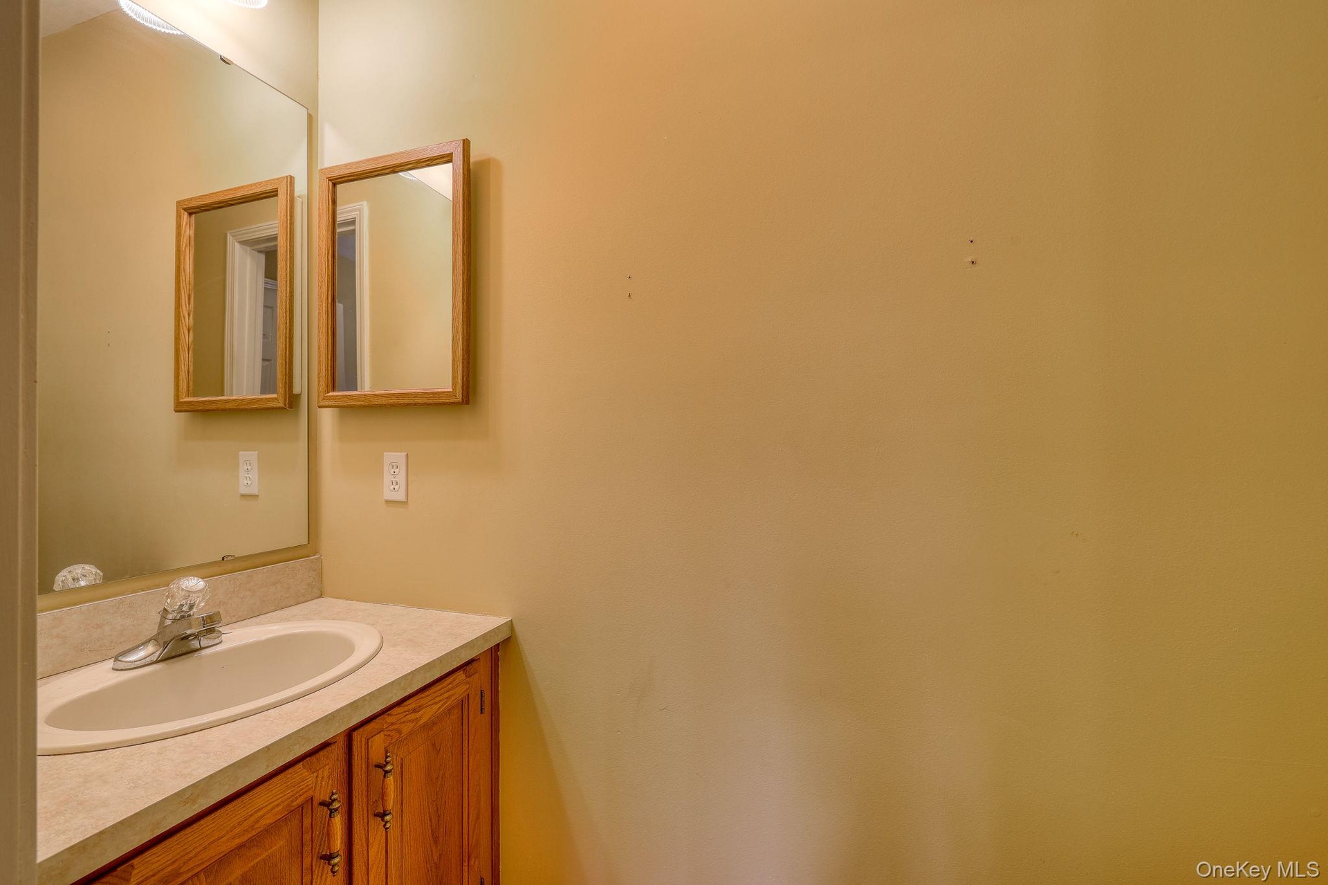 Half bath next to laundry