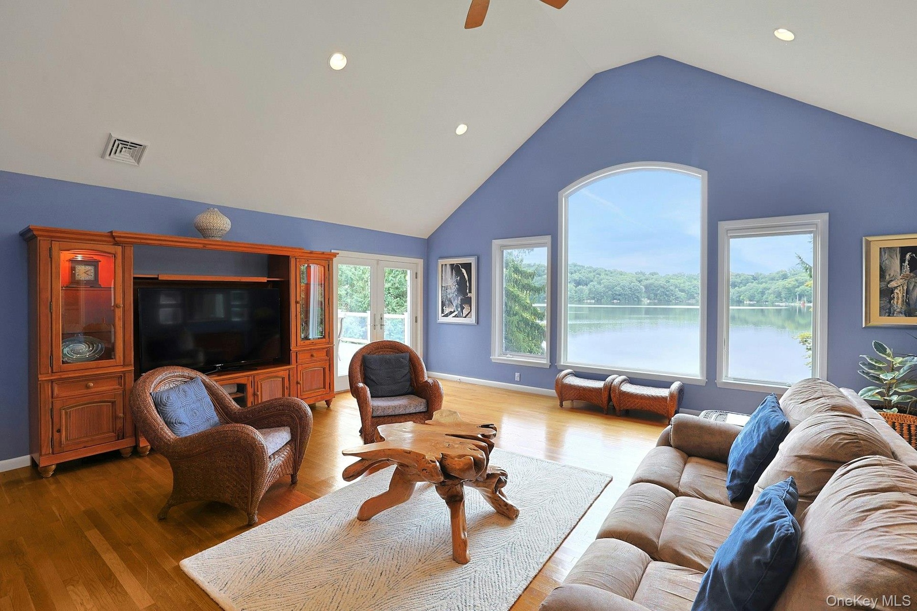 Where every seat comes with a view. Enjoy stunning lake views right from the living room.