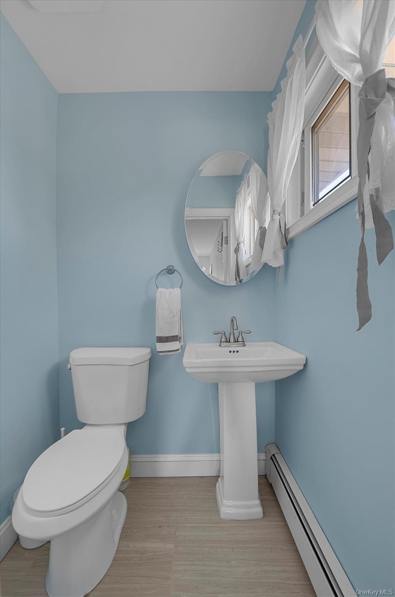 Half bathroom in primary
