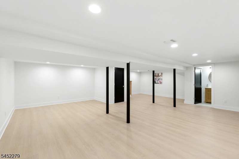 Finished lower level