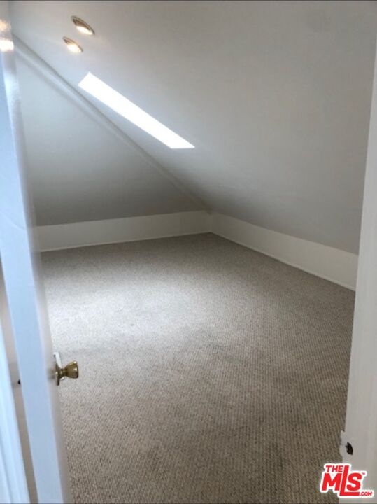 Loft area with skylight can be