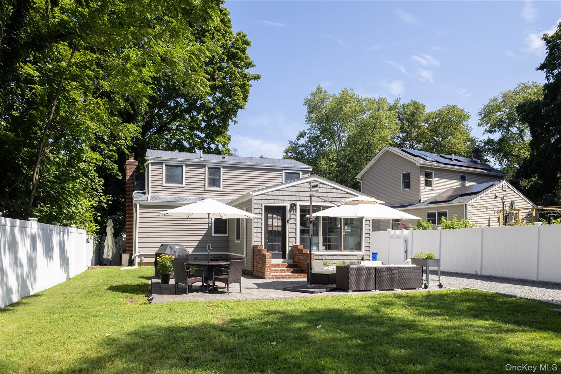 Backyard and patio