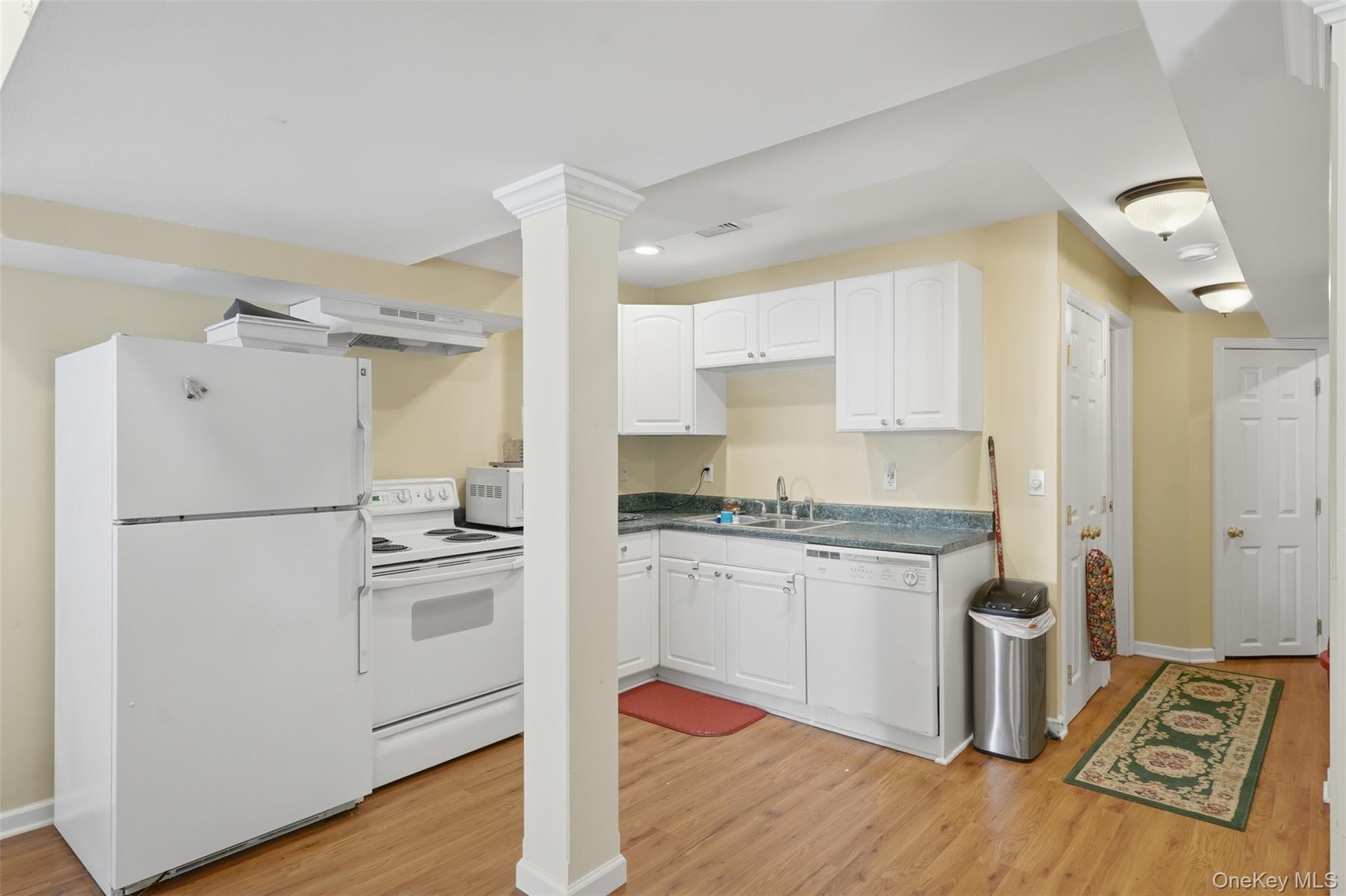 kitchen in basement