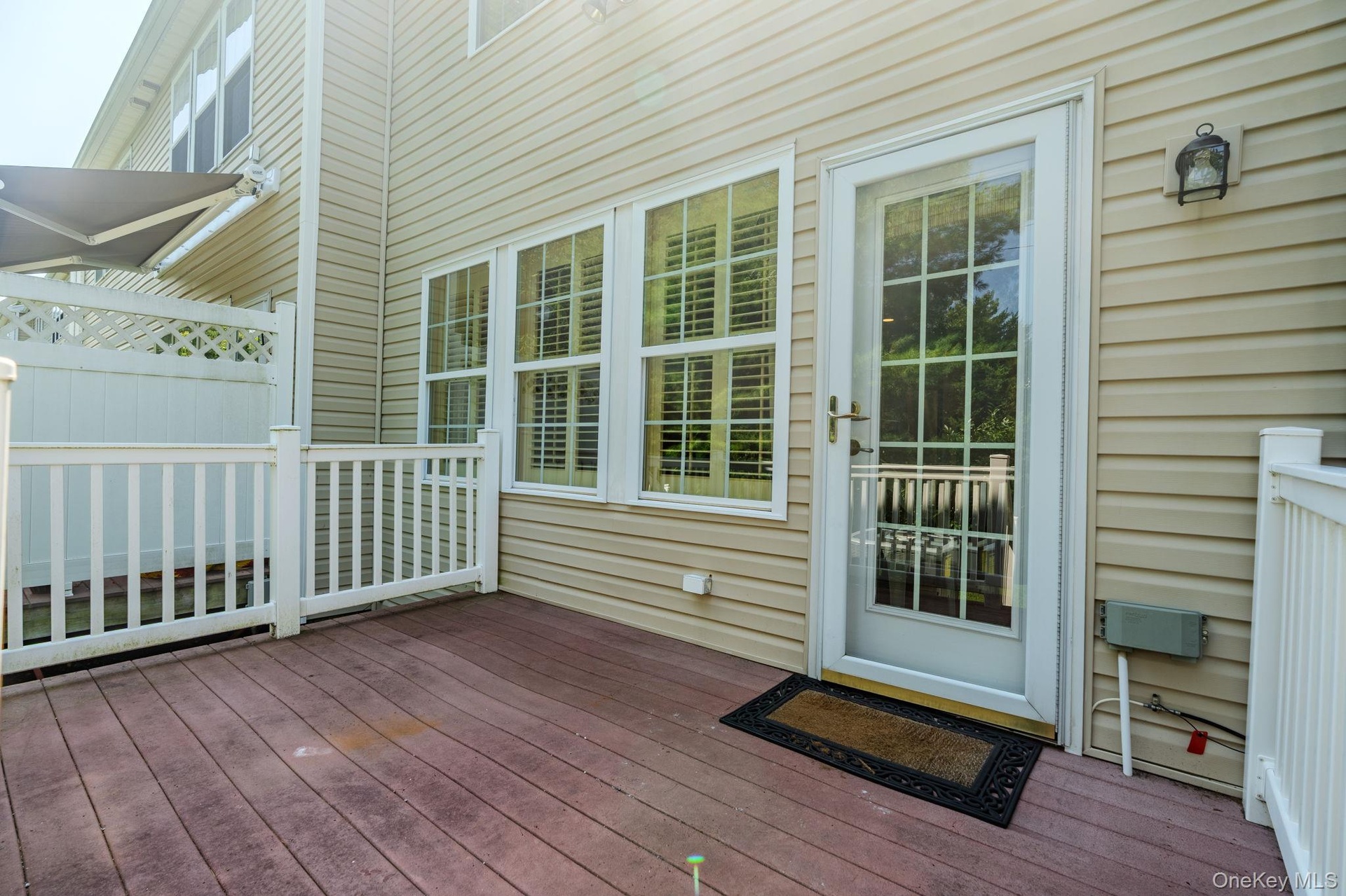 Private Deck Area