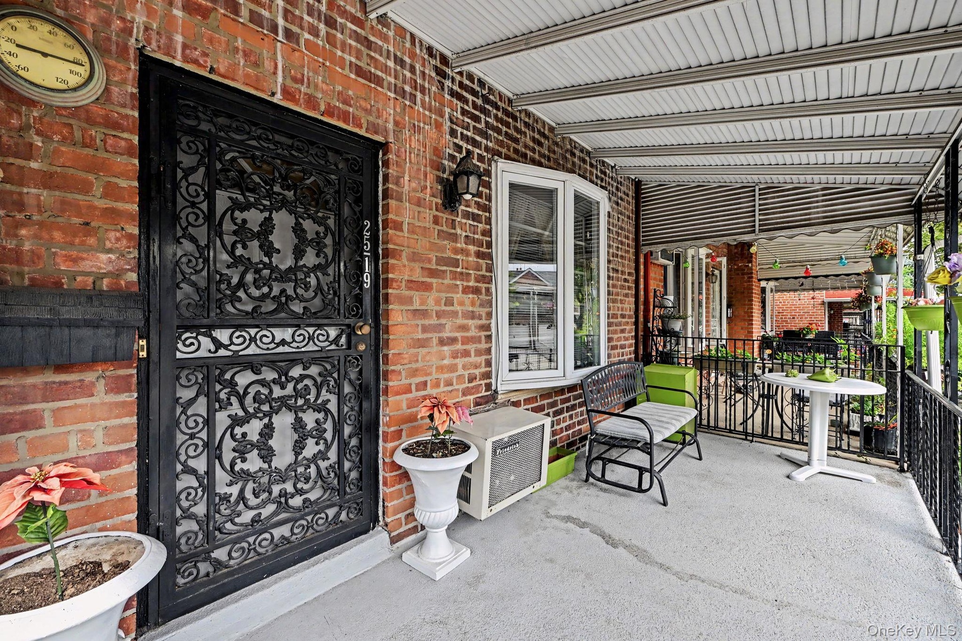 Front Porch with Bay Window